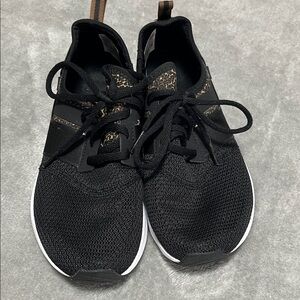 New Balance Black and Leopard Print Women's Sneakers